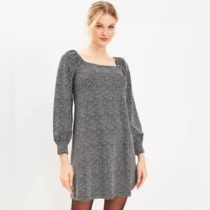 Brand New Cozy Square Neck Shift Dress